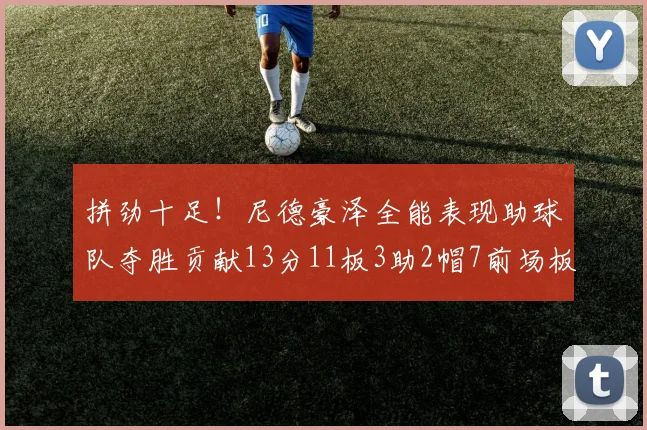 拼劲十足！尼德豪泽全能表现助球队夺胜贡献13分11板3助2帽7前场板